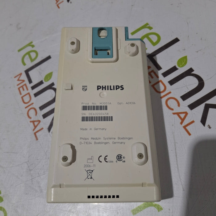 Philips M3001A-A01C06 Fast SpO2, NIBP, ECG, Temp, IBP MMS Module