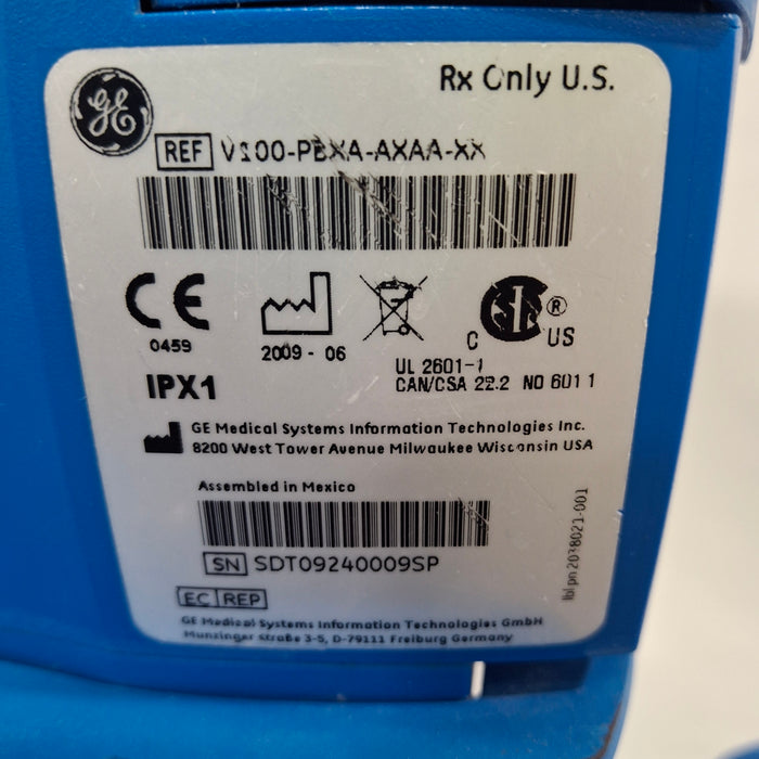 GE Healthcare Dinamap V100 - NIBP, SpO2 Vital Signs Monitor
