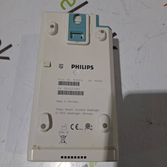 Philips M3001A-A01C06 Fast SpO2, NIBP, ECG, Temp, IBP MMS Module