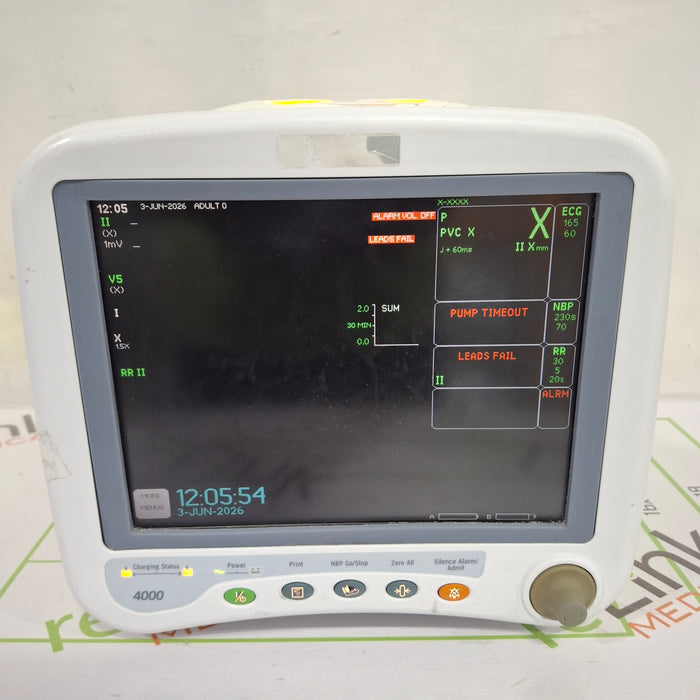 GE Healthcare GE Healthcare Dash 4000 - Masimo SpO2 Patient Monitor Patient Monitors reLink Online