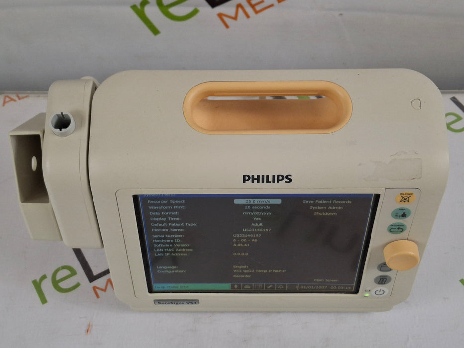 Philips SureSigns VS4 Vital Signs Monitor