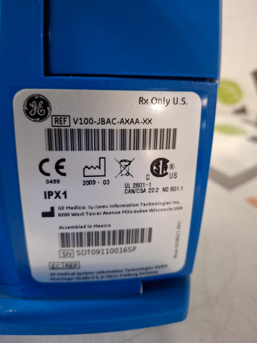 GE Healthcare Dinamap V100 - NIBP, SpO2, Temp Vital Signs Monitor