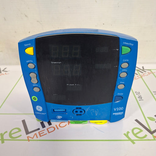 GE Healthcare GE Healthcare Dinamap V100 - NIBP, SpO2 Vital Signs Monitor Patient Monitors reLink Online