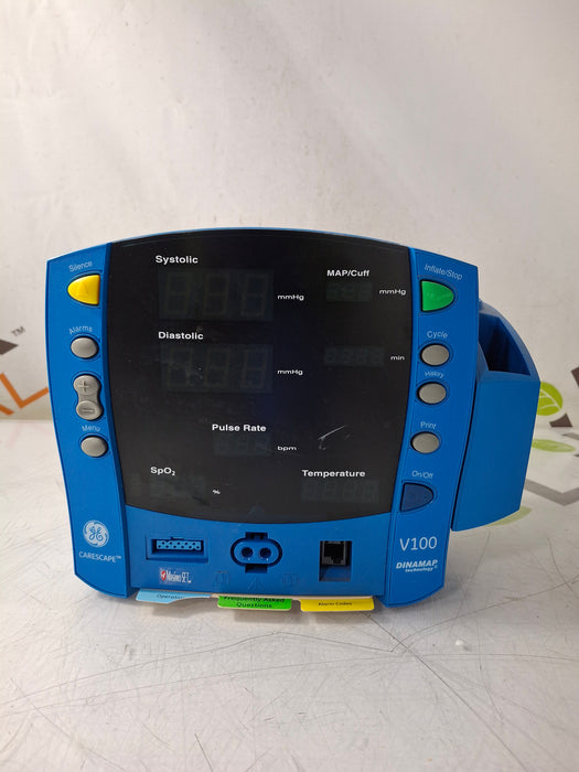GE Healthcare Dinamap V100 - NIBP, SpO2, Temp Vital Signs Monitor