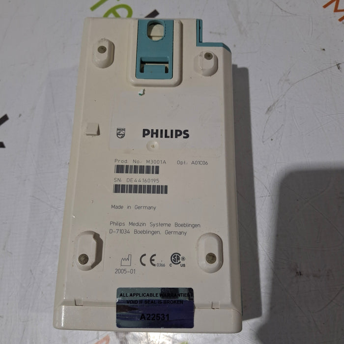 Philips M3001A-A01C06 Fast SpO2, NIBP, ECG, Temp, IBP MMS Module