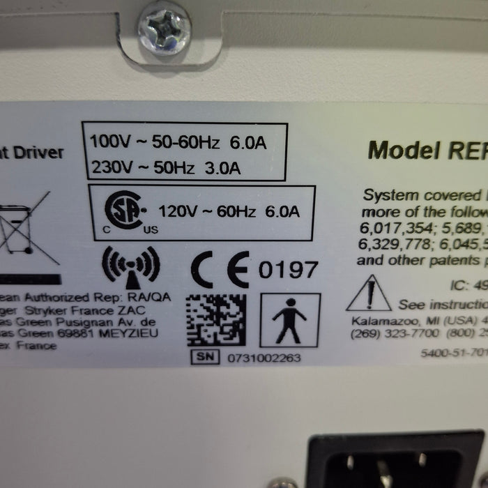 Stryker 5400-050 Core Powered Instrument Driver
