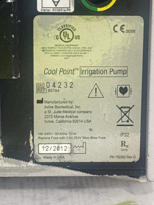 St. Jude Medical, Inc. Cool Point Irrigation Pump
