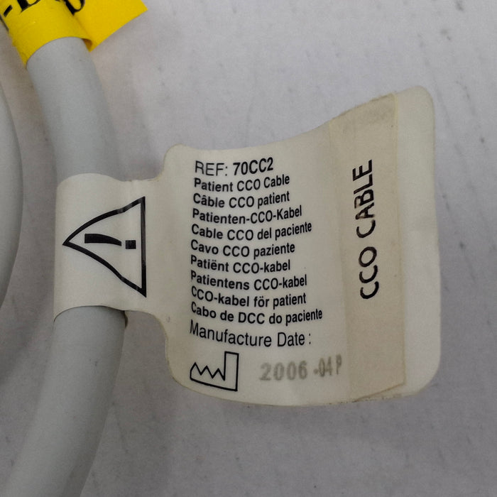 Edwards Lifesciences 70CC2 Patient CCO Cable
