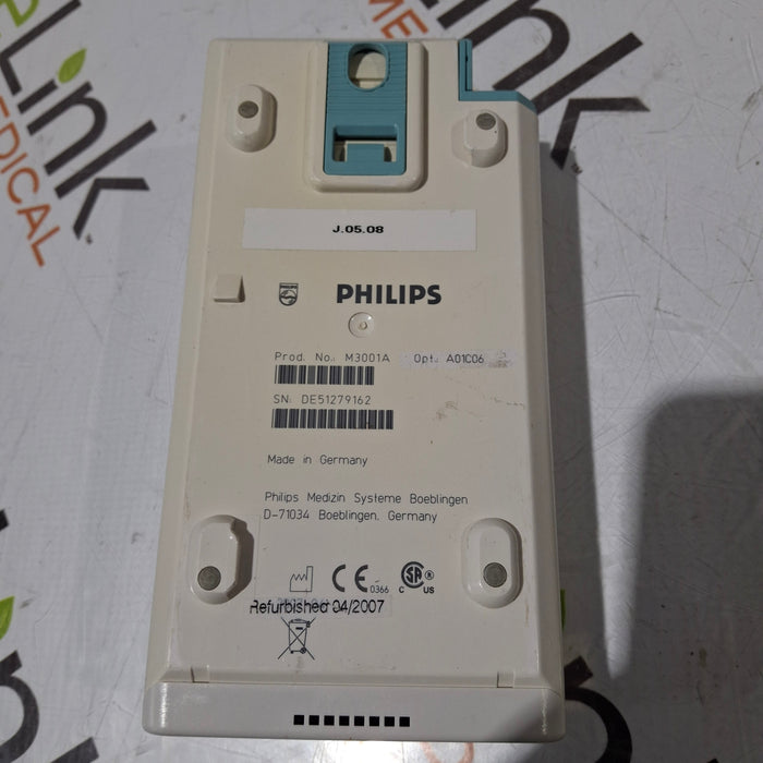 Philips M3001A-A01C06 Fast SpO2, NIBP, ECG, Temp, IBP MMS Module