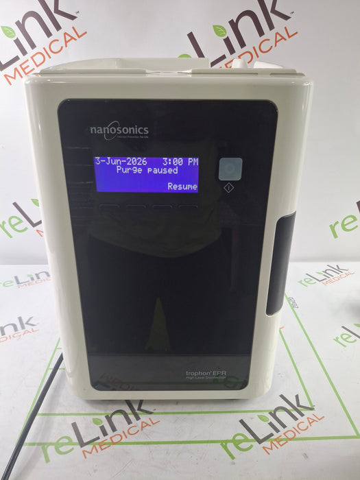 NanoSonics Trophon EPR High Level Disinfection