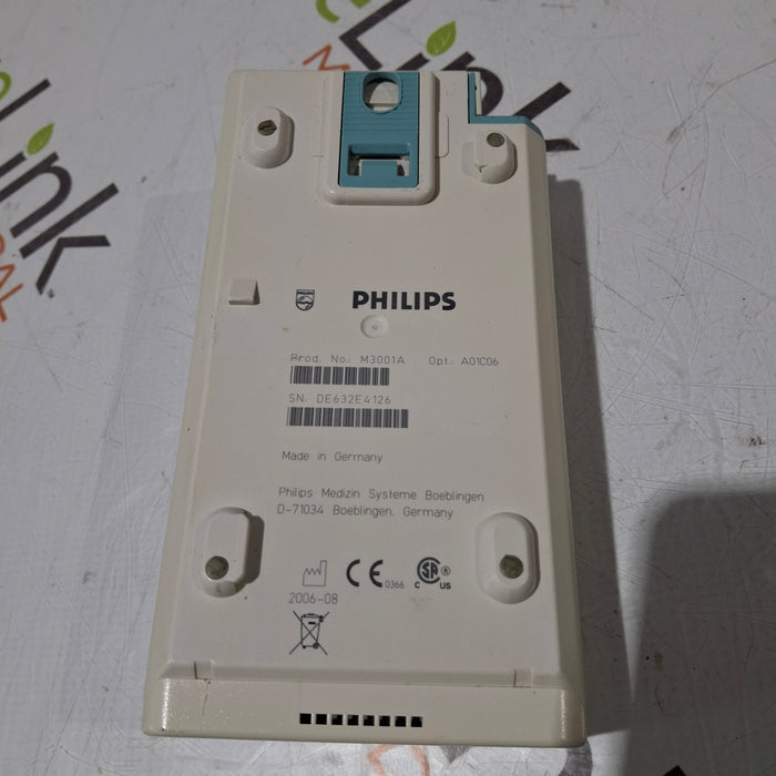 Philips M3001A-A01C06 Fast SpO2, NIBP, ECG, Temp, IBP MMS Module