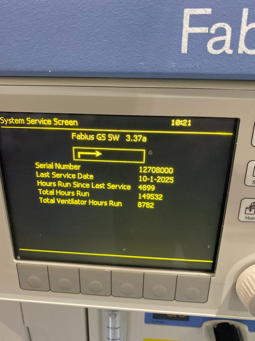 Draeger Medical Fabius GS Anesthesia Machine