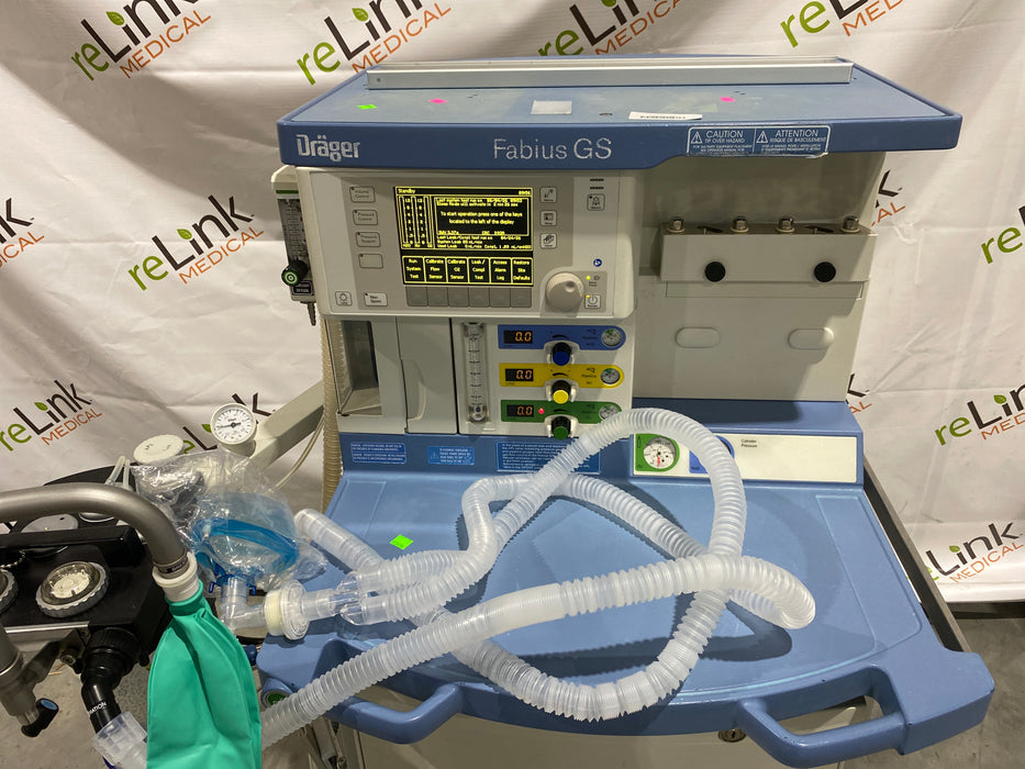 Draeger Medical Fabius GS Anesthesia Machine
