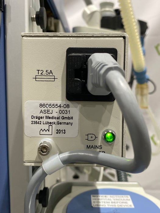 Draeger Medical Fabius GS Premium Anesthesia Machine
