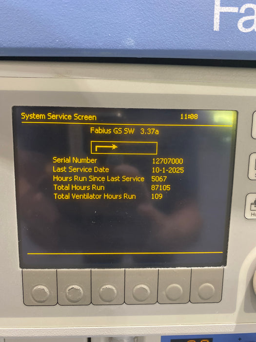 Draeger Medical Fabius GS Anesthesia Machine