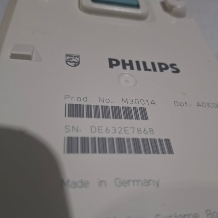 Philips M3001A-A01C06 Fast SpO2, NIBP, ECG, Temp, IBP MMS Module