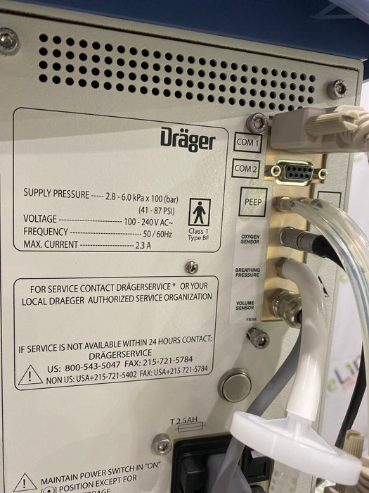 Draeger Medical Fabius GS Premium Anesthesia Machine