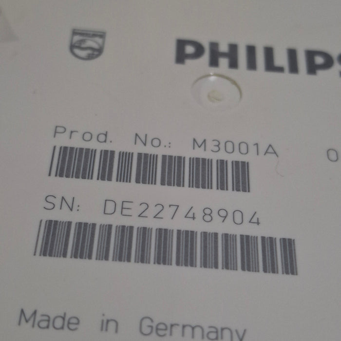 Philips M3001A-C18 Fast SpO2, NIBP, 12 lead ECG, Temp, IBP MMS Module