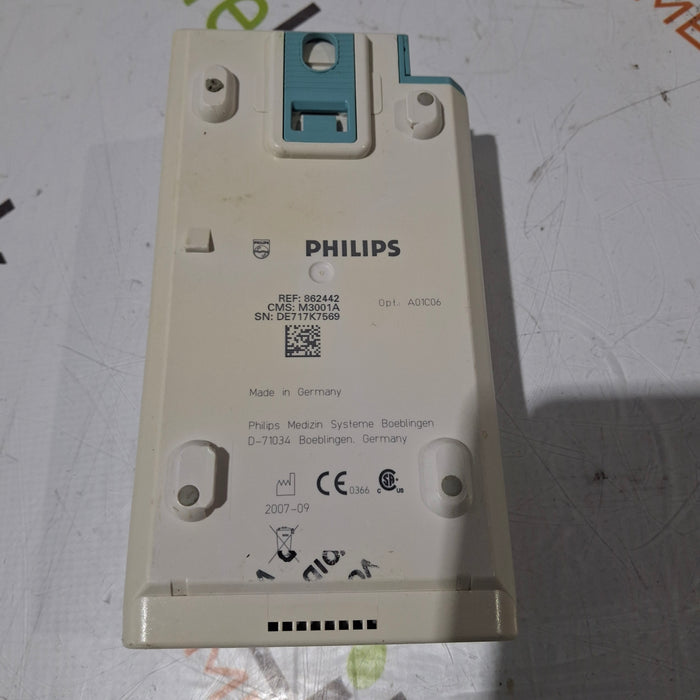 Philips M3001A-A01C06 Fast SpO2, NIBP, ECG, Temp, IBP MMS Module
