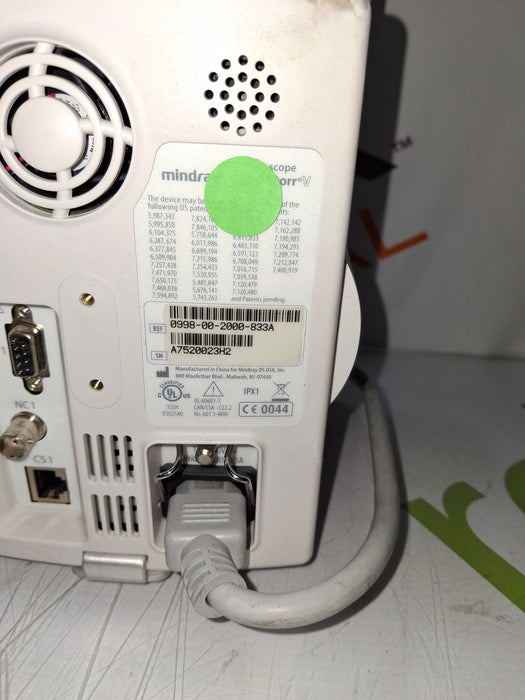 Mindray Datascope Accutorr V Vital Signs Monitor