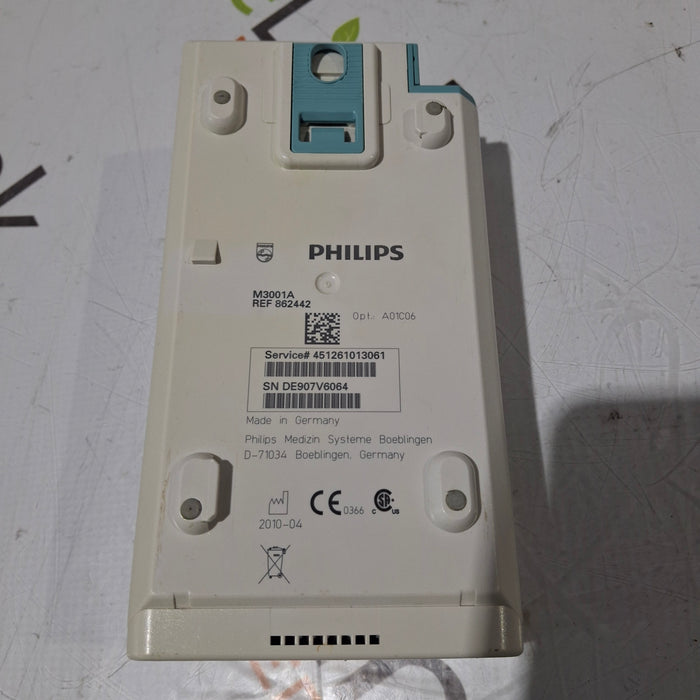 Philips M3001A-A01C06 Fast SpO2, NIBP, ECG, Temp, IBP MMS Module