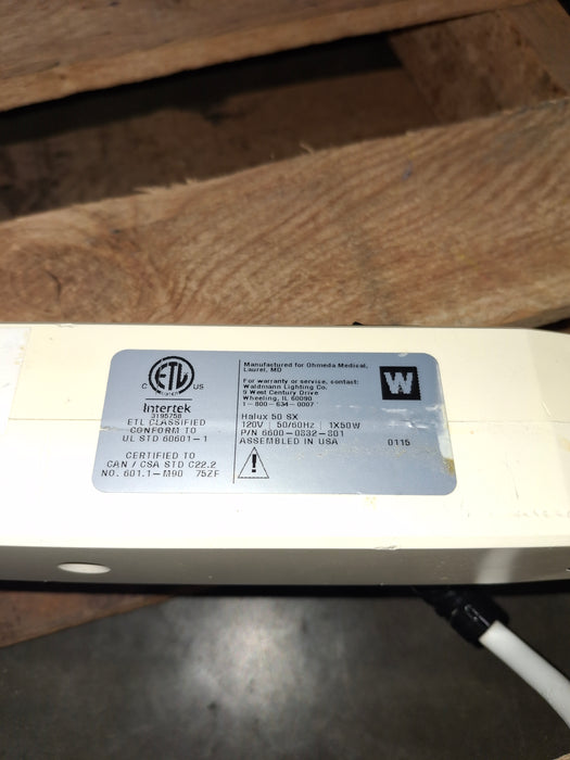 Wildman lighting Co Halux 50sx Exam light