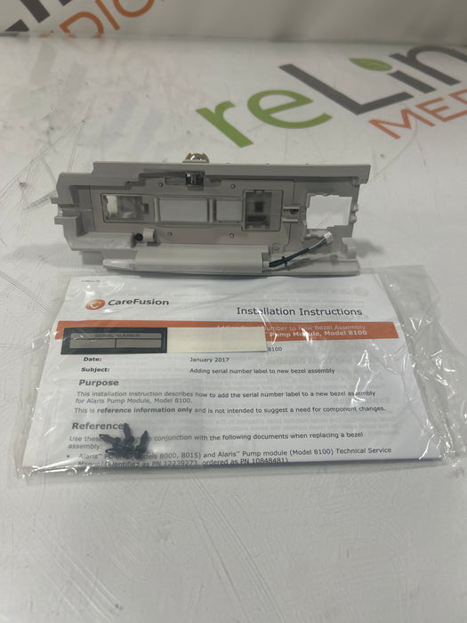 CareFusion Alaris 8100 Infusion Pump Module Bezel Assembly Kit