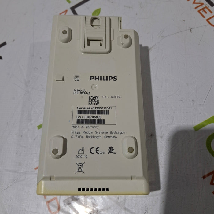 Philips M3001A-A01C06 Fast SpO2, NIBP, ECG, Temp, IBP MMS Module