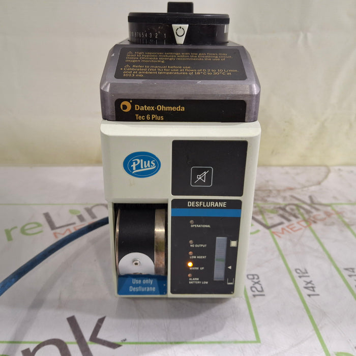 Datex-Ohmeda Tec 6 Plus Desflurane Vaporizer