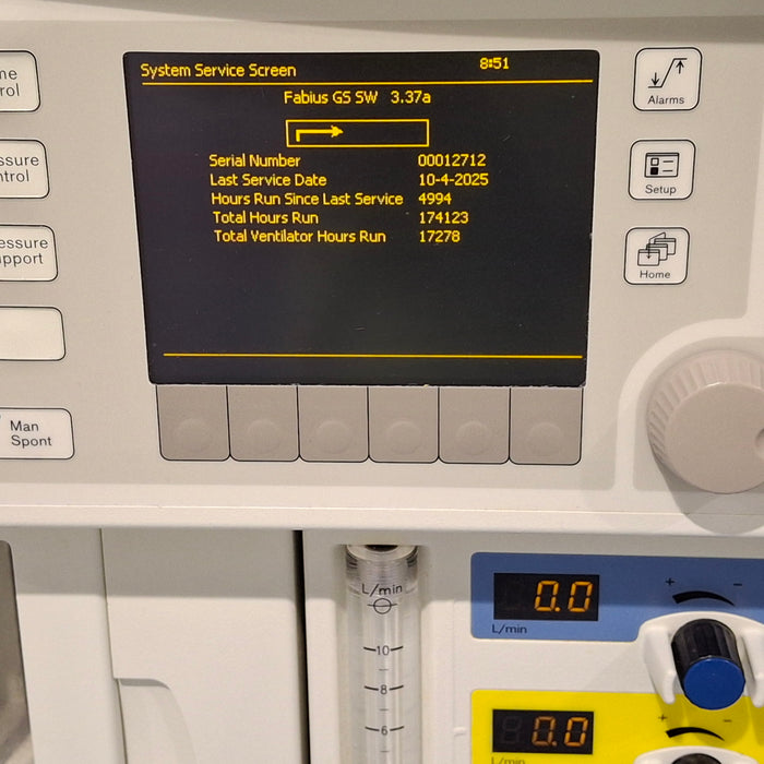 Draeger Medical Fabius GS Anesthesia Machine