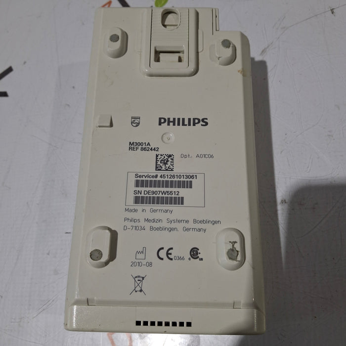 Philips M3001A-A01C06 Fast SpO2, NIBP, ECG, Temp, IBP MMS Module