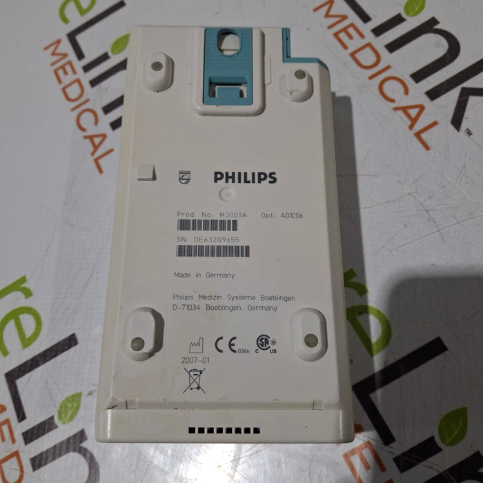 Philips M3001A-A01C06 Fast SpO2, NIBP, ECG, Temp, IBP MMS Module