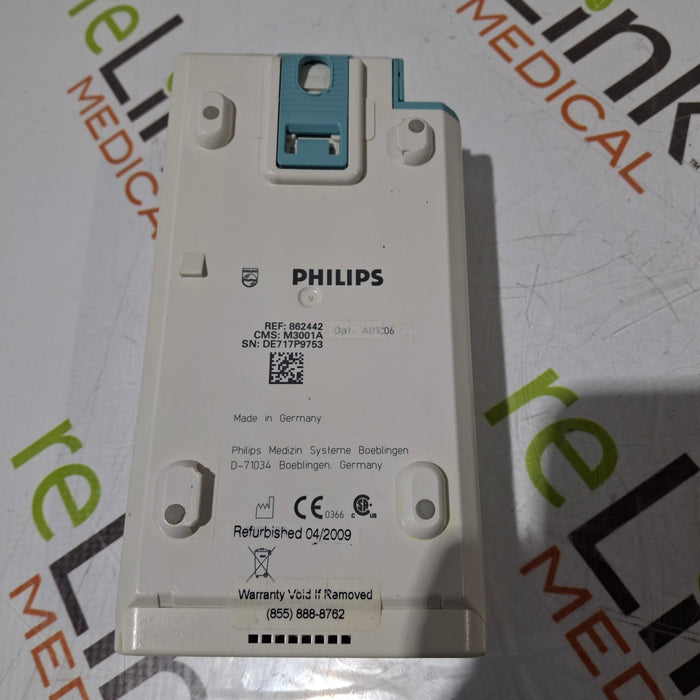 Philips M3001A-A01C06 Fast SpO2, NIBP, ECG, Temp, IBP MMS Module