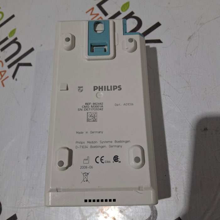 Philips M3001A-A01C06 Fast SpO2, NIBP, ECG, Temp, IBP MMS Module