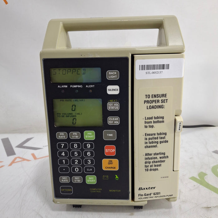 Baxter Flo-Gard 6201 Infusion Pump