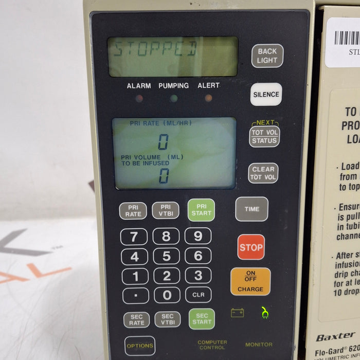 Baxter Flo-Gard 6201 Infusion Pump