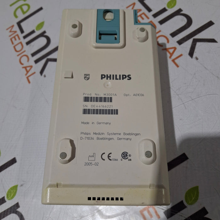 Philips M3001A-A01C06 Fast SpO2, NIBP, ECG, Temp, IBP MMS Module
