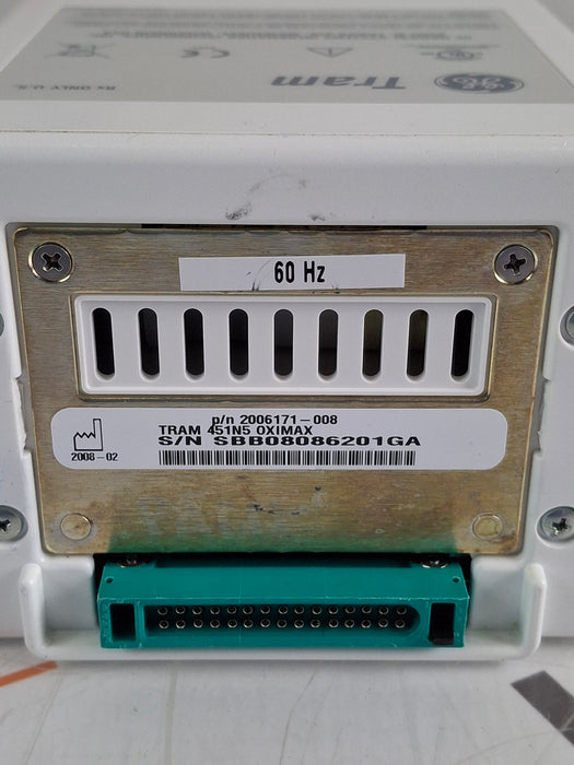 GE Healthcare TRAM 451N Multiparameter Module - Nellcor SpO2