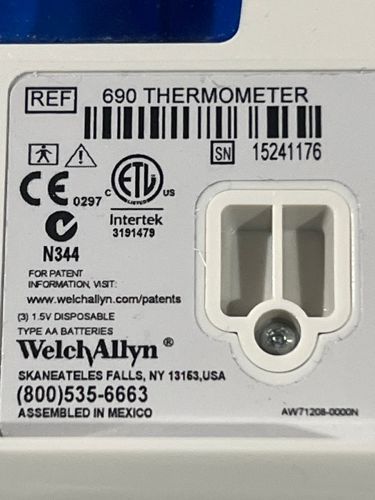 Welch Allyn SureTemp Plus 690 Thermometer