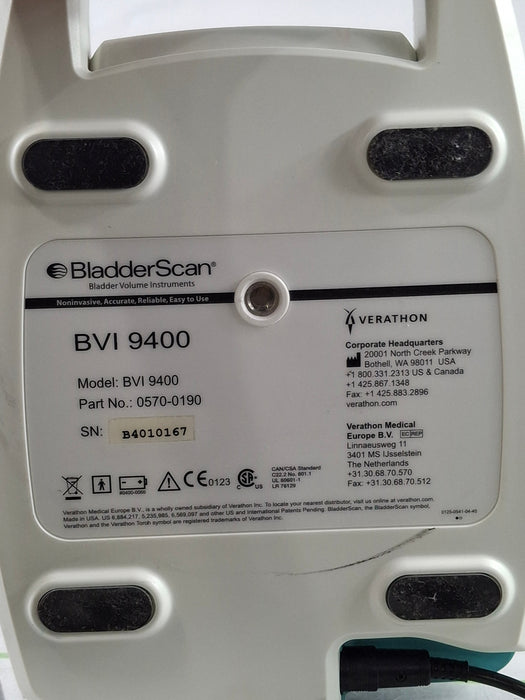 Verathon Medical, Inc BVI 9400 Bladderscan