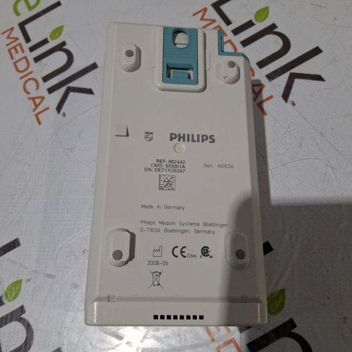 Philips M3001A-A01C06 Fast SpO2, NIBP, ECG, Temp, IBP MMS Module