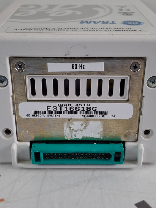 GE Healthcare TRAM 451N Multiparameter Module - Nellcor SpO2