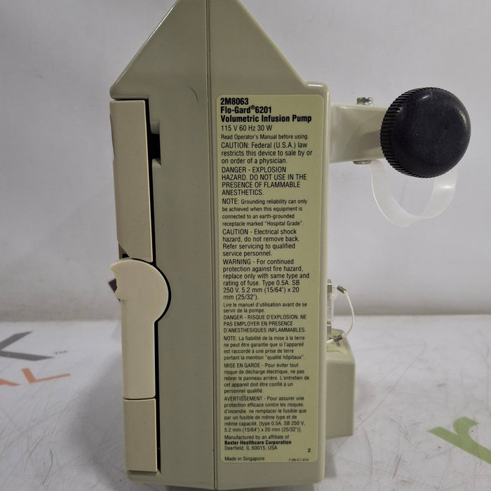 Baxter Flo-Gard 6201 Infusion Pump