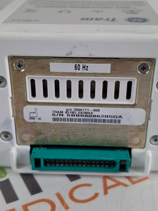 GE Healthcare TRAM 451N Multiparameter Module - Nellcor SpO2