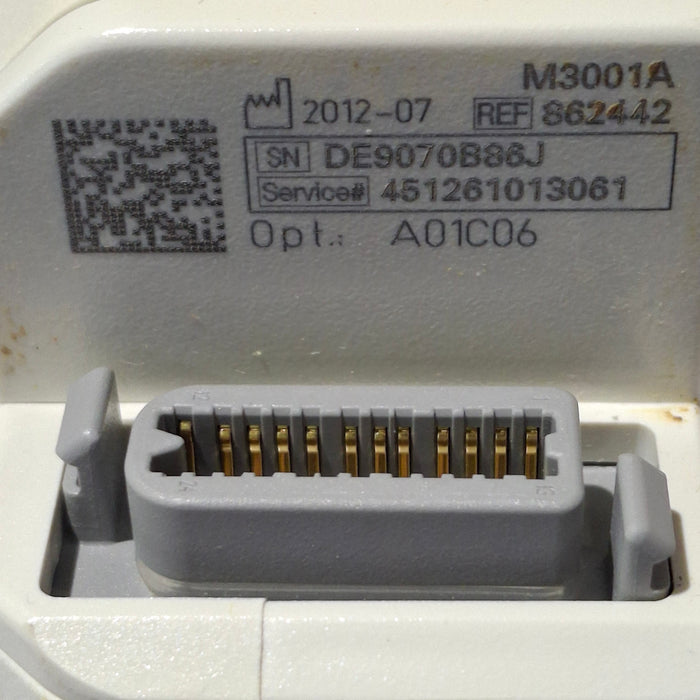 Philips M3001A-A01C06 Fast SpO2, NIBP, ECG, Temp, IBP MMS Module
