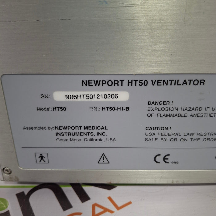 Newport Medical HT50 Ventilator