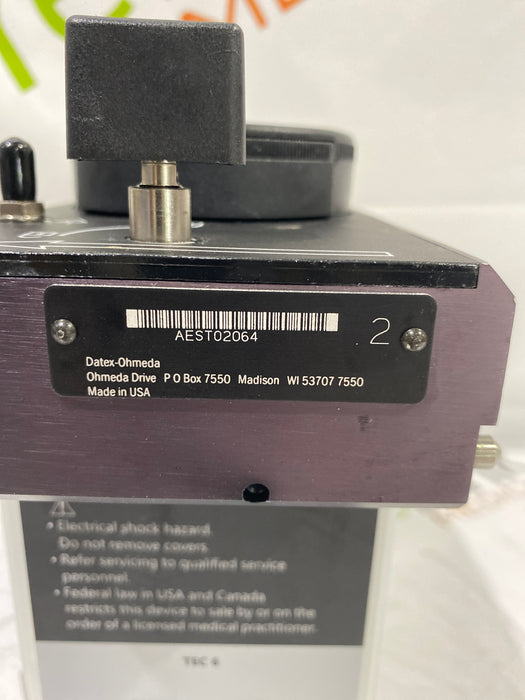 Datex-Ohmeda Tec 6 Plus Desflurane Vaporizer