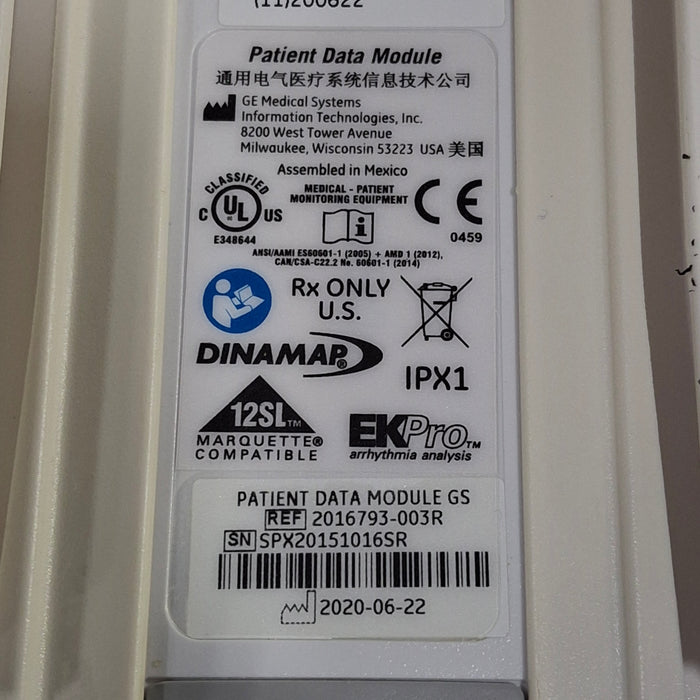 GE Healthcare PDM Masimo Patient Data Module