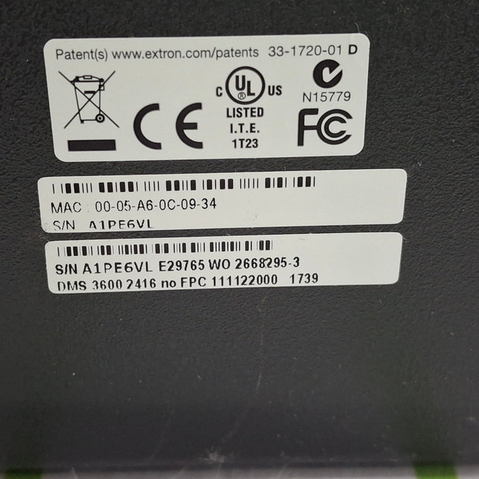 Extron Electronics DMS 3600 Digital Matrix Switcher