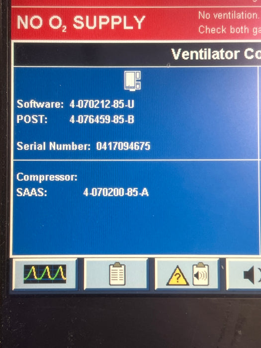 Puritan Bennett 840 Ventilator without Compressor